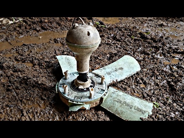 Restoring a terribly battered mini fan – will it work again?