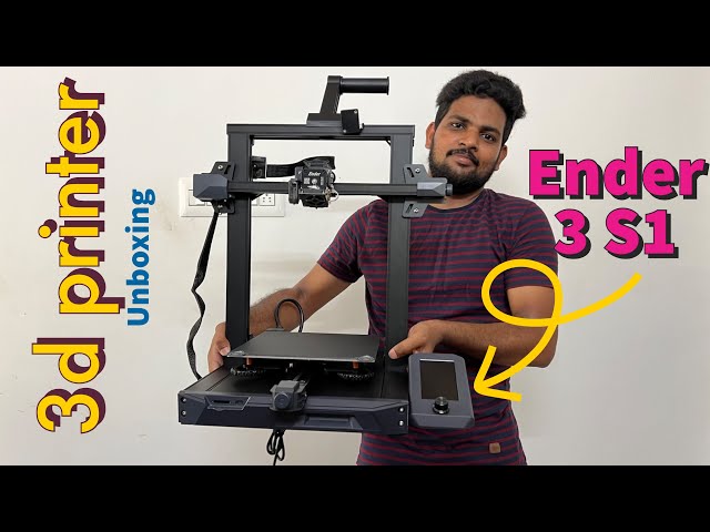 3D Printer in Tamil | Creality Ender 3 S1 ₹30000 worth 3d printer unboxing and setup 😍