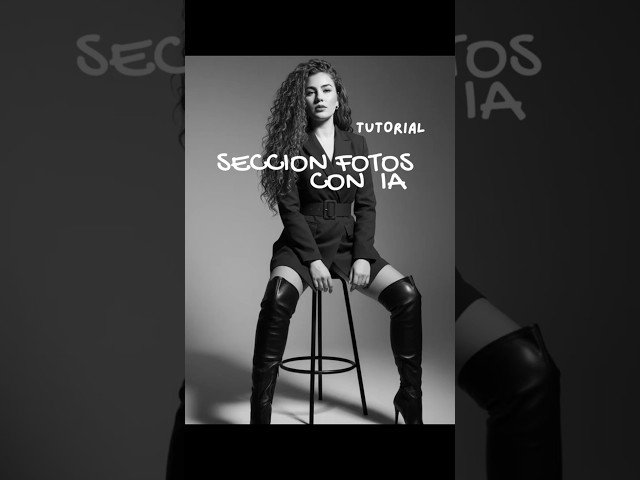 tutorial facil: cómo crear fotos con IA paso a paso #ia #tutorial #inteligenciaartificial