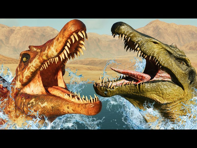 🔲 HUGE 2-in-1 Spinosaurus Habitat Build For Jurassic World Evolution 3