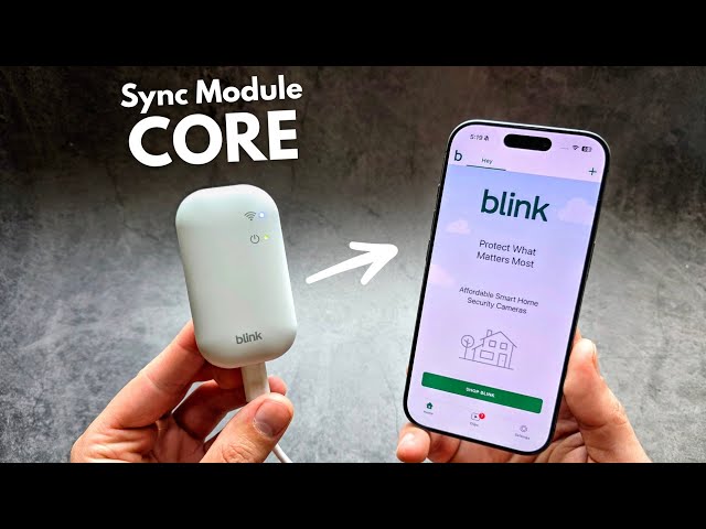 Blink Sync Module CORE Tutorial - Setup with Smartphone & Add Blink Camera (Android & iPhone)