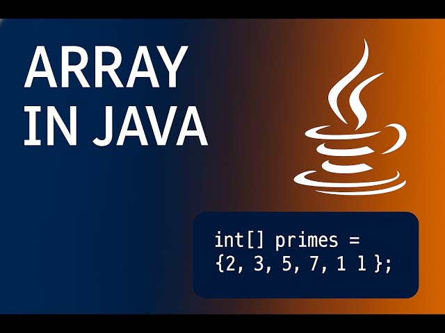Arrays in Java Explained with Examples | 1-D array in Java for Beginners | #14 Java series in 2025