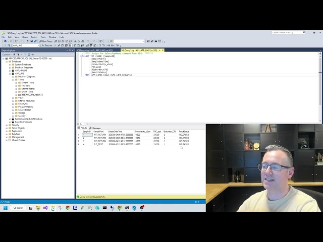 Direct SQL Server INSERT from a Siemens S7-1500