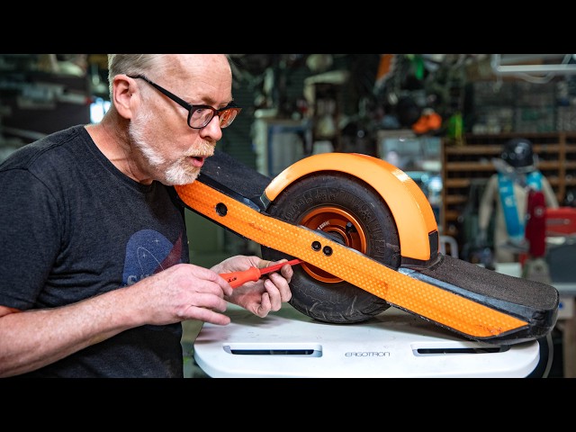 Adam Savage Attempts to Replace His Onewheel Tire
