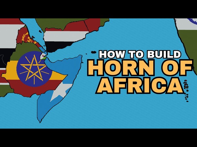 Horn of Africa - World Flag Map Tutorial [Part 76] [Minecraft]