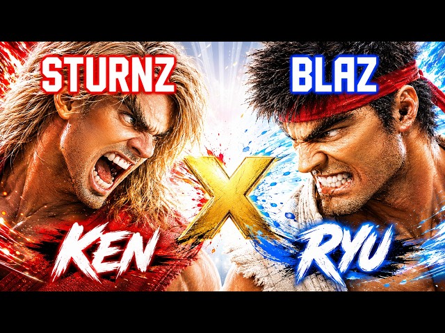 🔥 SF6 — Ryu (BLAZ vs Sturnz) KEN🔥 Street Fighter 6 High Level