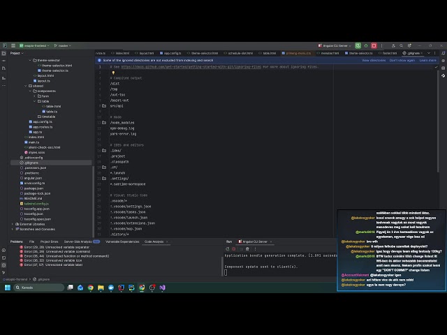 Fullstack hobbiprojekt-építés ÉLŐBEN! #9 🚀 E-Napló (Angular + Spring Boot + Docker)