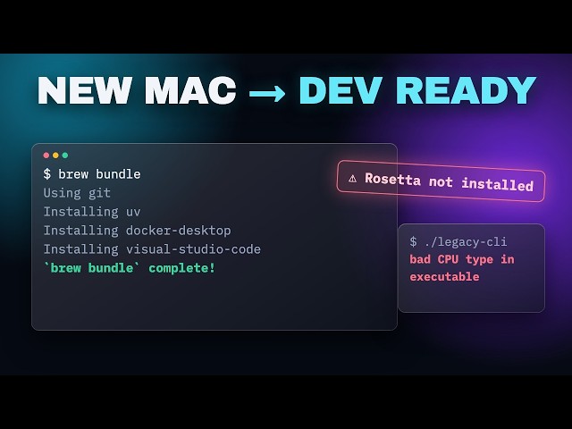 New Mac Setup for Developers (Apple Silicon): Step by Step