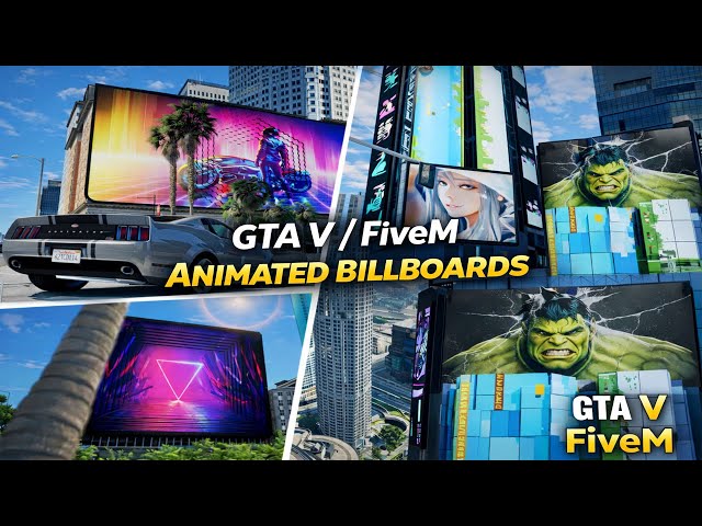 Animated Billboard | [GTA 5 Fivem Maps]