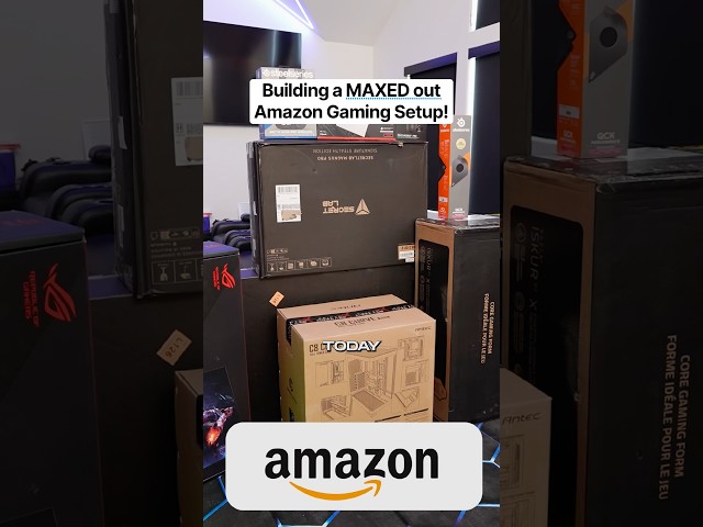 Building a MAXED out Amazon Gaming Setup! 😎