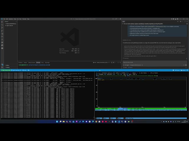 Qwen 3.8 27b agentic coding on 16 GB VRAM (~50 tok/s) - Single prompt "Agent Maze"