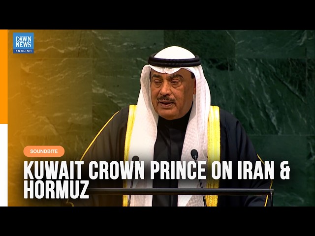 Full Speech: Kuwait’s Crown Prince Condemns Iranian Attacks | Strait of Hormuz | Gaza | UNGA 2026