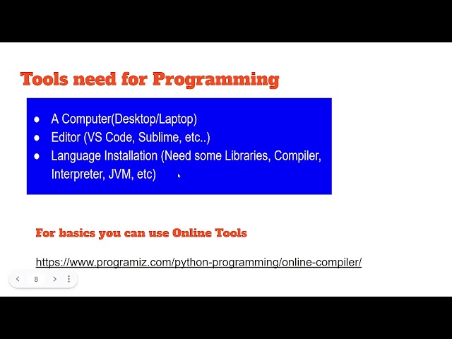 Tools for Programming in Hindi