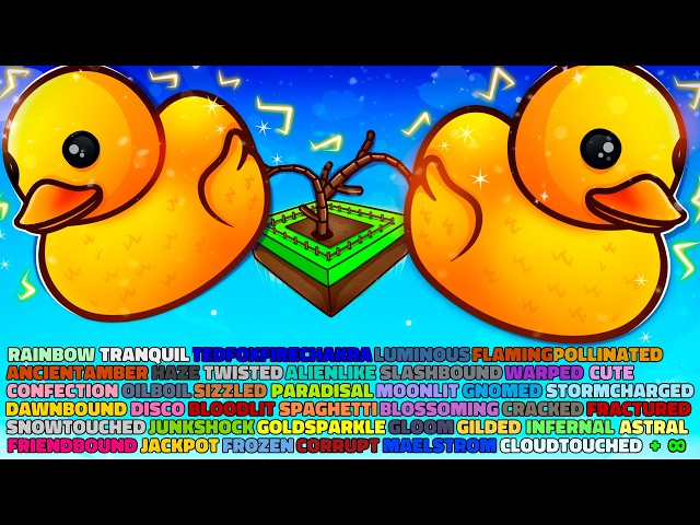 Worlds First ALL MUTATIONS JUMBO DUCK on Grow a Garden!