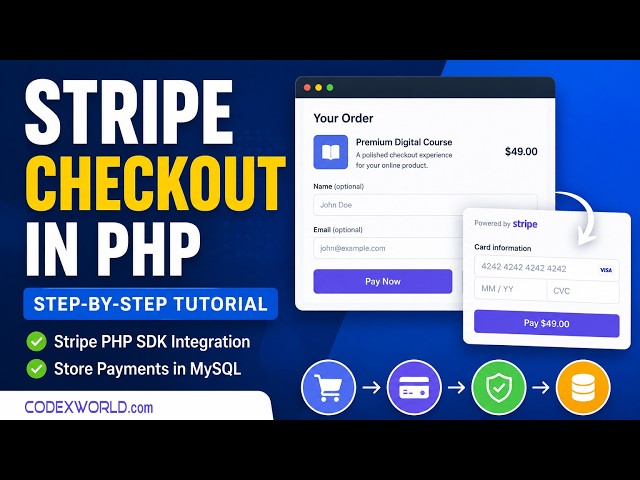 Stripe Checkout Integration in PHP (Hosted Checkout Page)