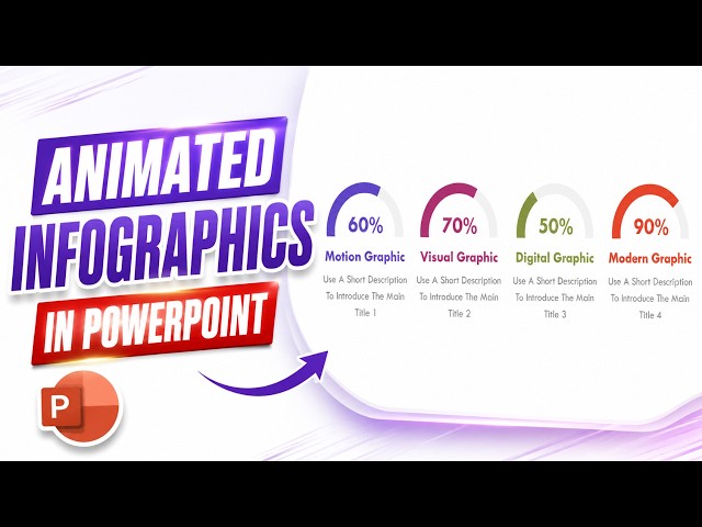 Advanced PowerPoint Animation | Animated Infographics Slide