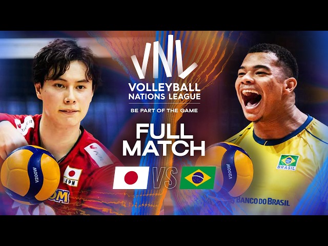 Japan 🇯🇵 vs. Brazil 🇧🇷 | VNL 2025 - Full Match | Week 3