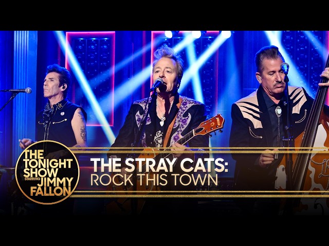 The Stray Cats: Rock This Town | The Tonight Show Starring Jimmy Fallon