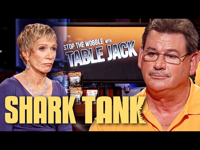 The Sharks Think This Wobbly Table Fix Is Genius | Shark Tank US | Shark Tank Global