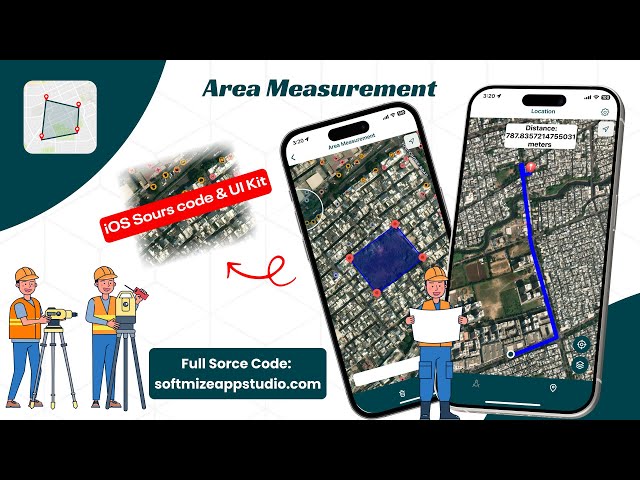 Premium GPS Area & Distance Measurement Source Code & ui kit – Smart Land Survey & Field Meter App