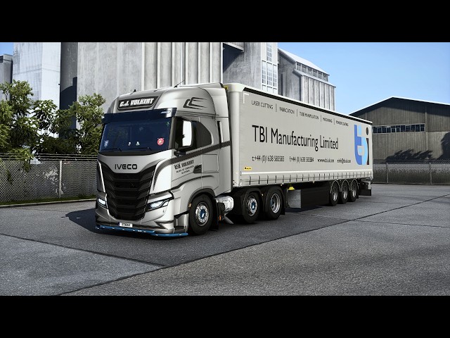 ETS2 1.60 | Iveco S-WAY C.J. VOLKERT | Realistic Driving POV 4K |  Craiova → Bojromi