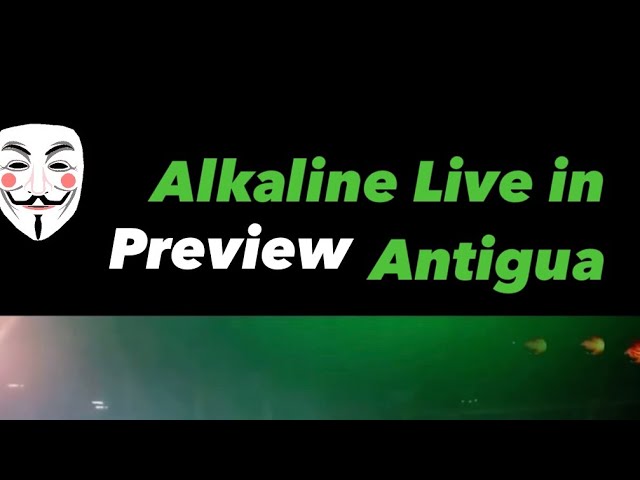 Watch #manhimself Alkaline Live Performance in Antigua 🇦🇬