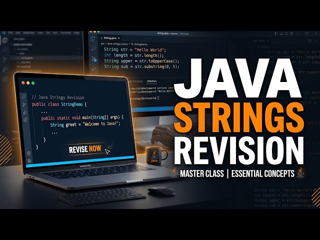 Java String Concepts Explained | Self-Study Revision
