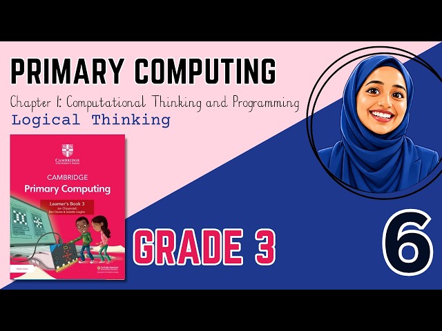 Logical Thinking: Washing plate | Grade 3 | Primary Computing Learners Book 3 | Miss Farwa Classroom