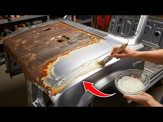 This is the Secret of Car Mechanics! Remove Rust With 2 Ingredients