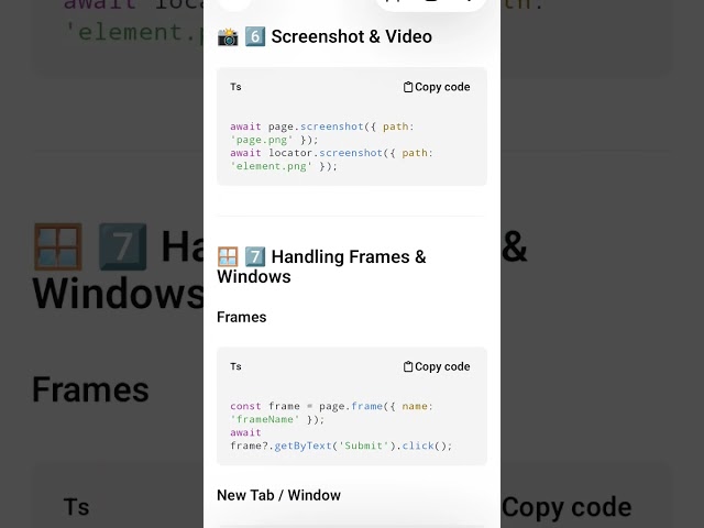 Playwright Typescript Commands #shorts