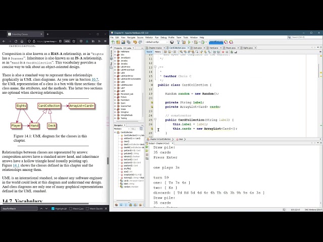 CS161 14.6 Class Relationships