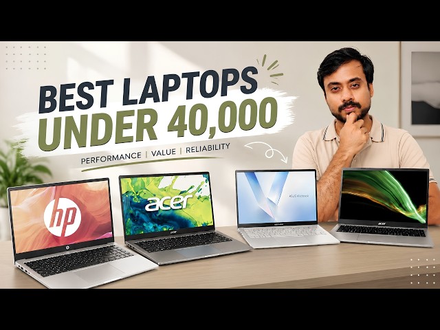 Best Laptop Under 40000 in 2026  |  TOP 5 Best Laptops under 40000  in 2026