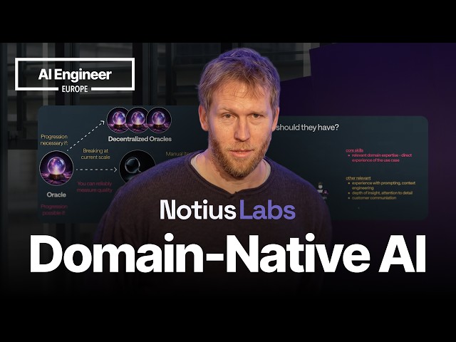 How to Leverage Domain Expertise — Chris Lovejoy, Notius Labs