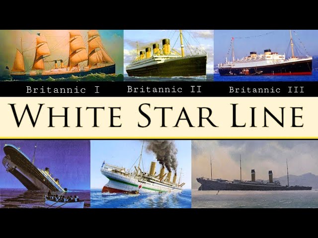 〽️Evolution of Ships  - WHITE STAR LINE  #ShipsEvolution