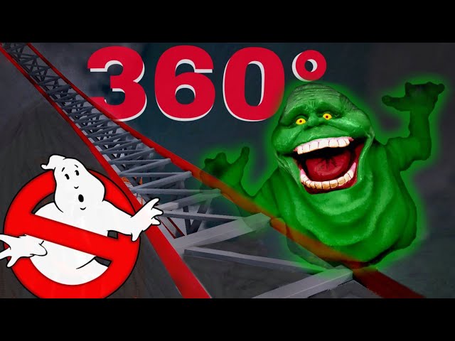 360° GHOSTBUSTERS VR mini Rollercoaster (POV immersive ride)