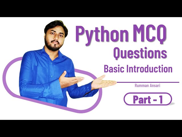Python MCQ Questions with Answers 1 - 5