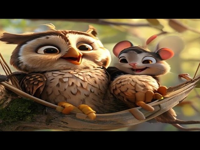 aalasi ullu aur mehnati chuha 🦉🐭 | Mehnat Ka Phal | Hindi Moral Stories For Kids | Kahani 2024 ✨