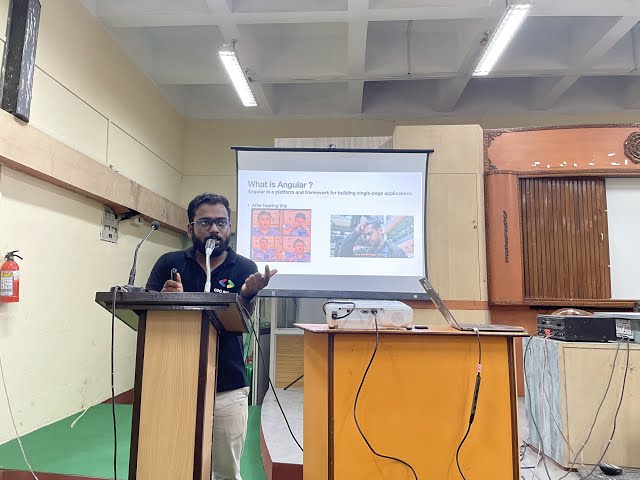 Exploring The Angular Ecosystem Session | JGEC | GDG Siliguri