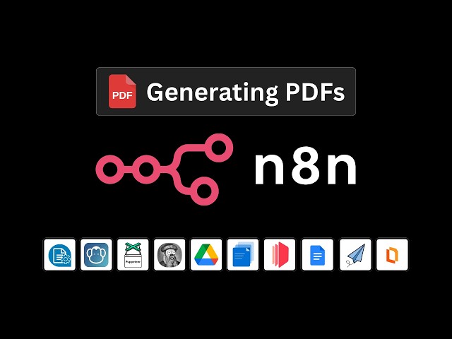 I tried 10+ n8n PDF generation tools. Here’s what works.