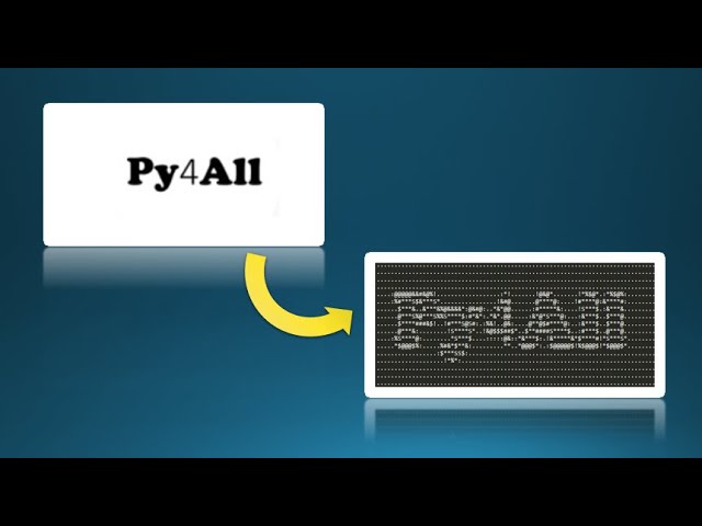 How to convert an image to text art with Python