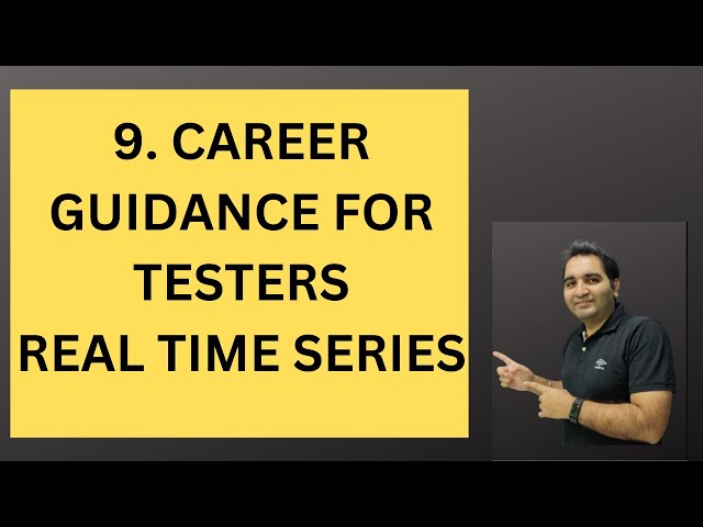 9. Career Guidance for Software Testing| RD Technical Learning