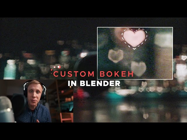 Cinematic Bokeh Effect in Blender! | Blender 3.5 Tutorial