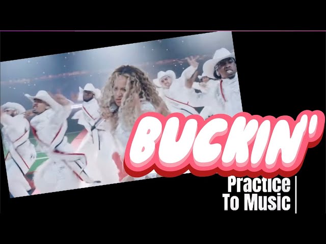 Beyoncé's "Buckin” Dance from Her Christmas Performance! Quick Tutorial🎄🕺💃 | Practice to Music
