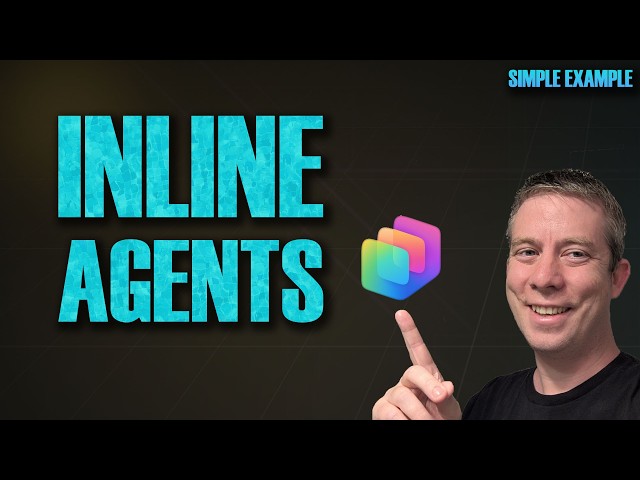 Inline Agents with New Copilot Studio Workflows