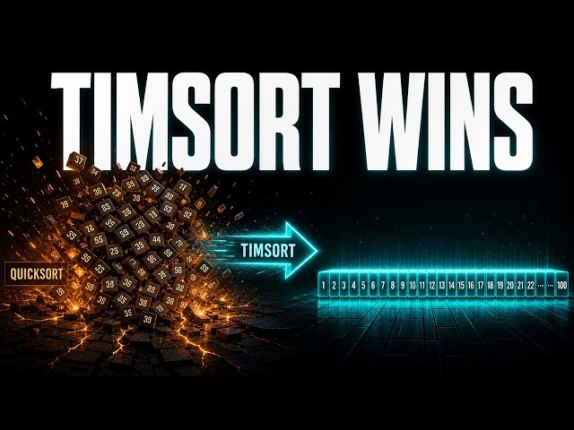Why Timsort Beats Quicksort in Real Code