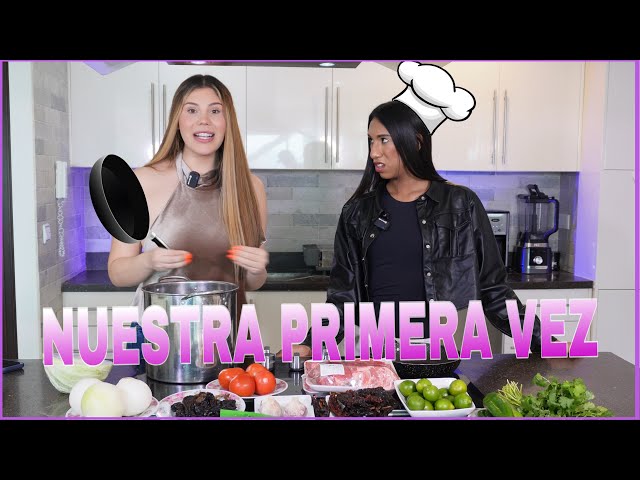 Cocinando birria de res 🥩😨|| Aylin silvas y Master Montaño 💜