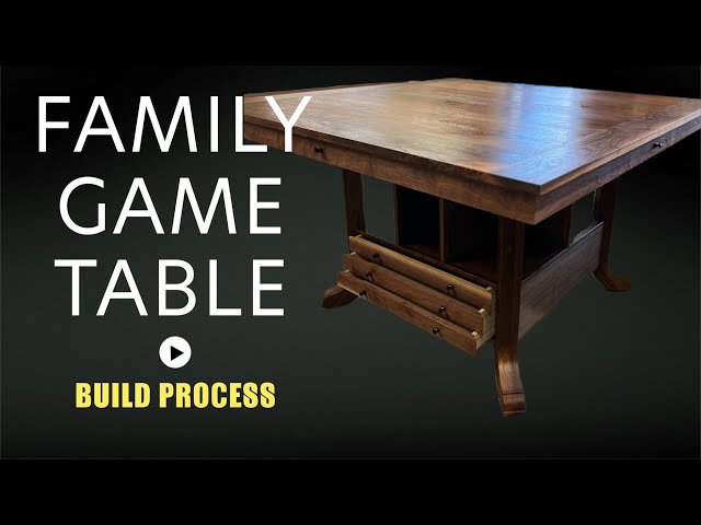 Family Game Table - Build Process