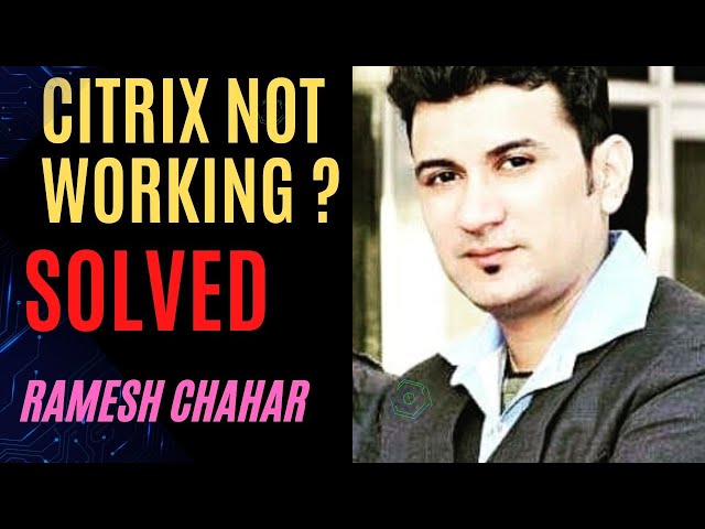 Citrix not working on windows 10 | Solve Citrix problem using Windows 10 | Citrix workspace #citrix