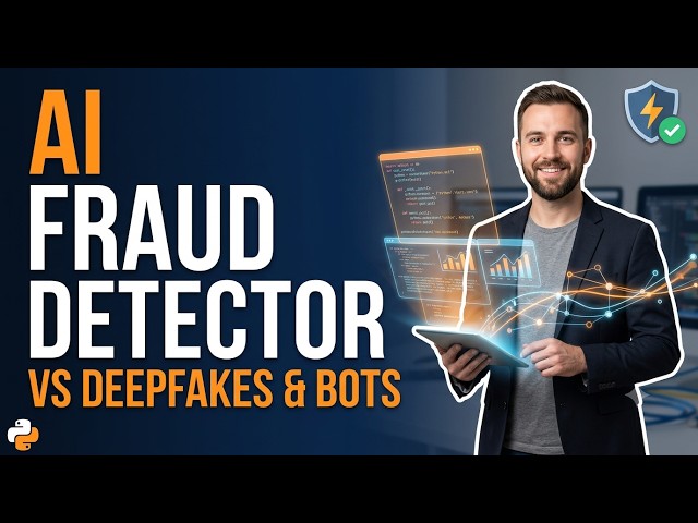 I Built an AI Fraud Detector That Catches Deepfakes & Bots (Python Tutorial)