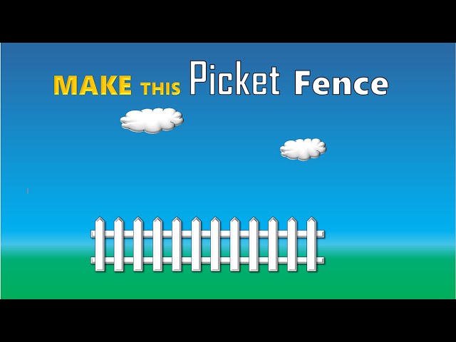 Microsoft Word Tutorial: Create a Perfect White Picket Fence with Office Shapes
